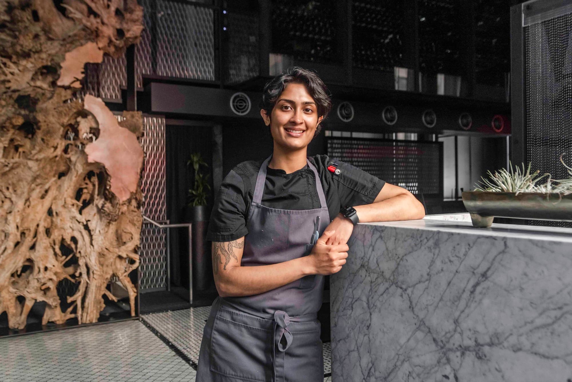Chef Rasika Venkatesa at Mythily in Williamsburg