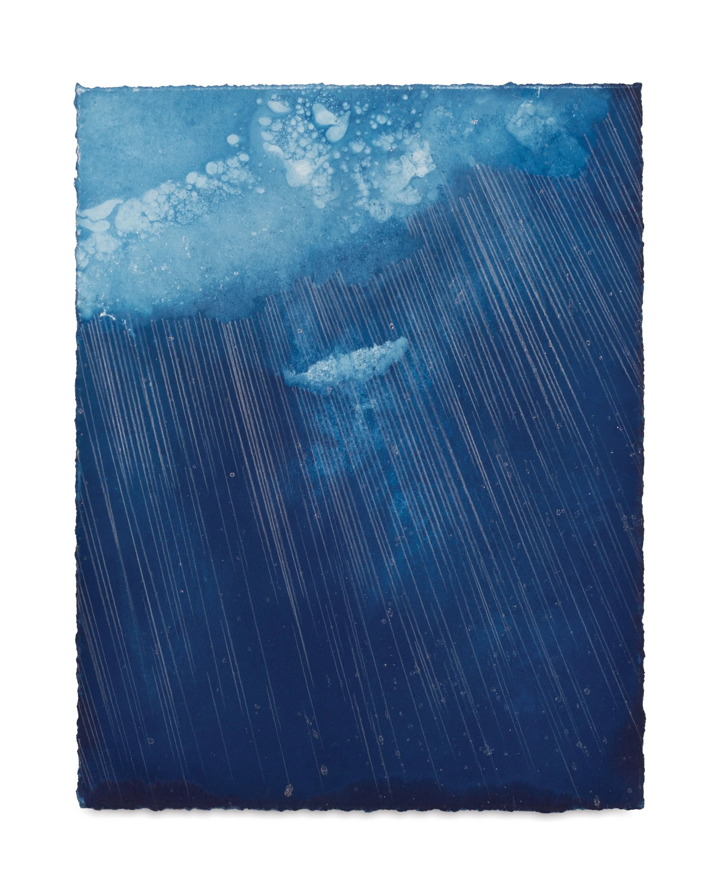 Rain drawing by Miya Ando
