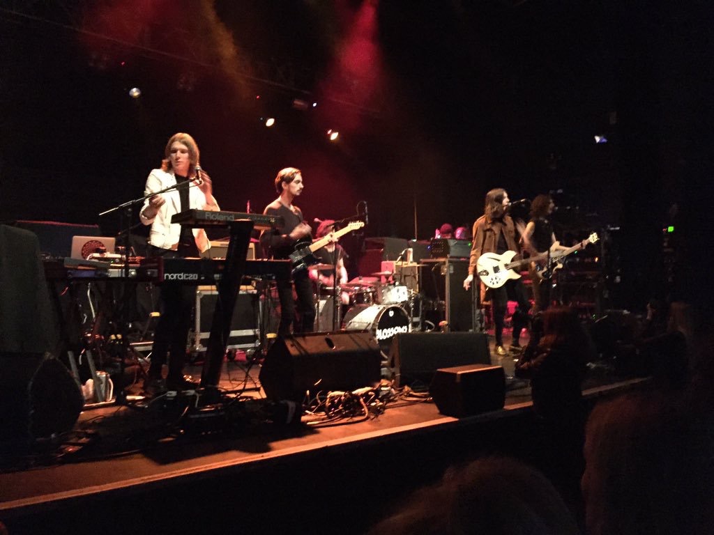 Blossoms performing live