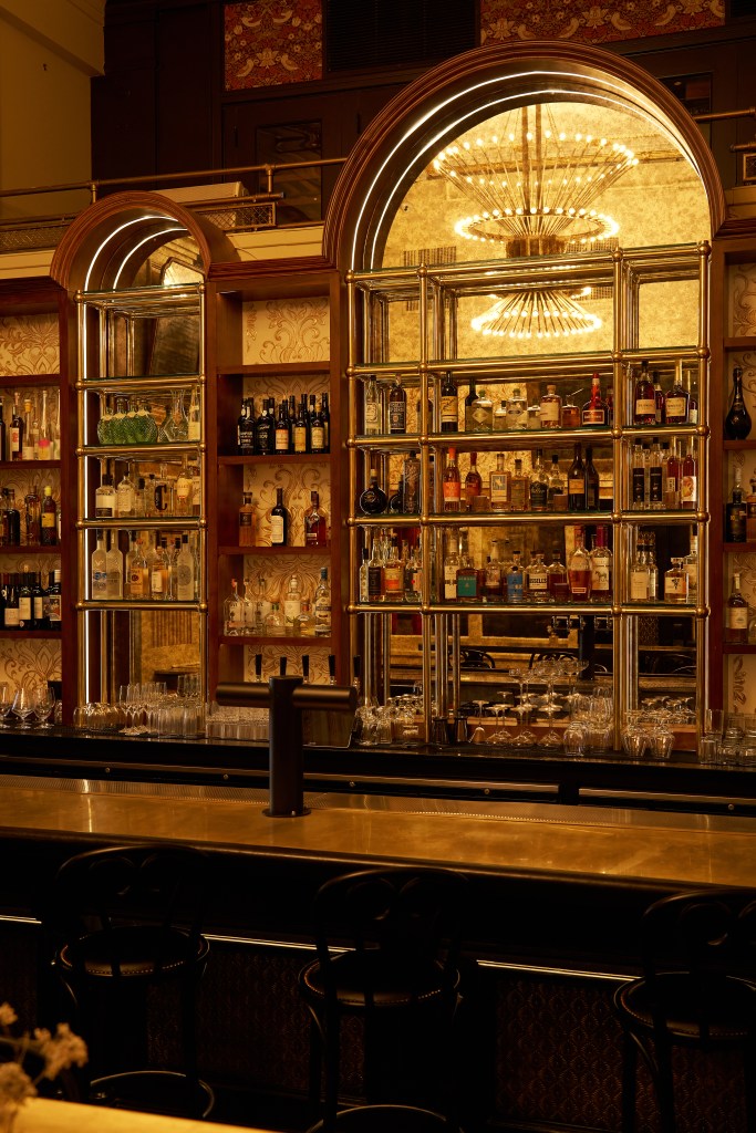 The bar at Delphine Brasserie