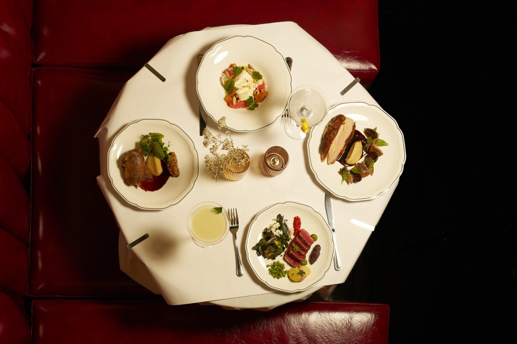 Table at Delphine Brasserie