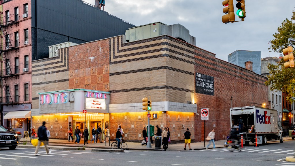 The Joyce Theater in Chelsea photographed in October 2025