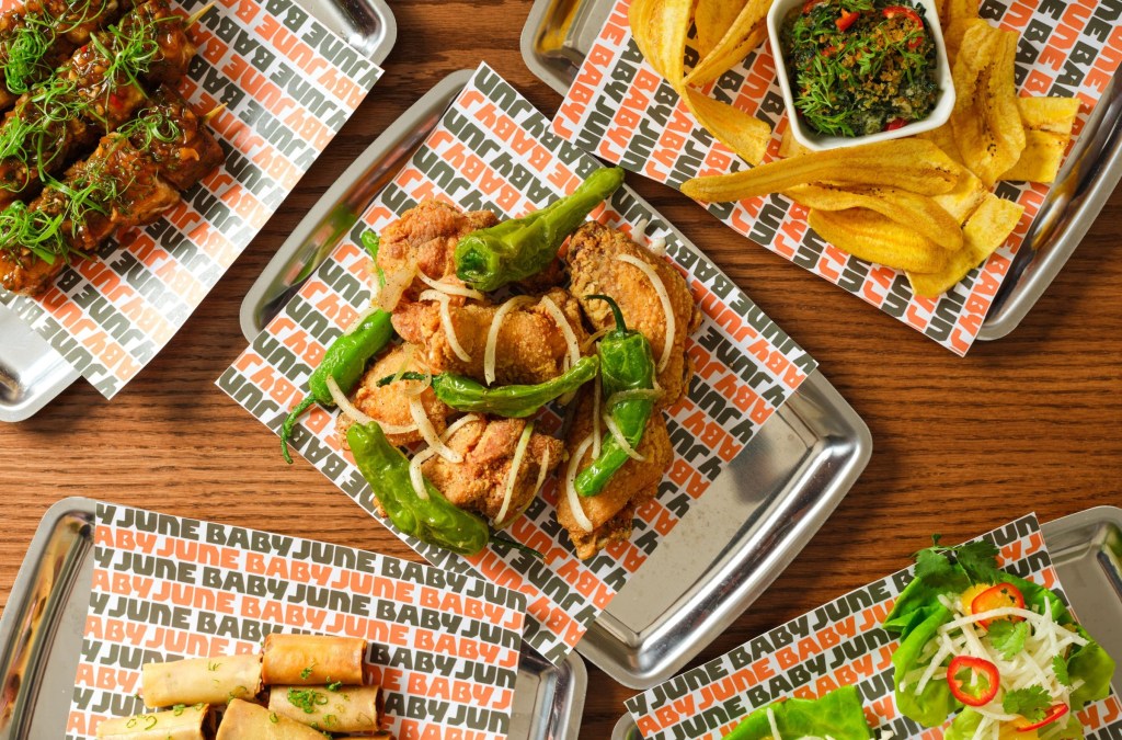 Filipino American bar dishes at June Baby