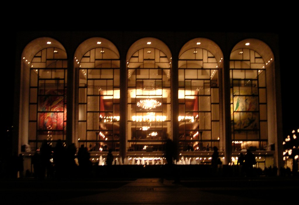 The Metropolitan Opera House at Lincoln Center