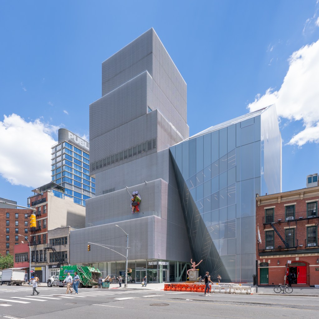 The New Museum building on the Bowery in 2026