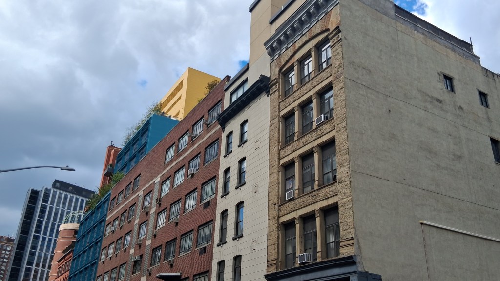 Buildings in Tribeca Manhattan in September 2026